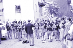 1970 Standkonzert in Pedraces
